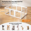 015ee0183f95e5fe2fa74c50f832e6824fbb3469b0ac4b90a1558ae0772abe31.jpg Clear Acrylic Dog Playpen Indoor