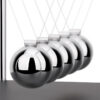 5 Large Beads Newton's Cradle Balance Balls Desk Toys