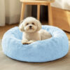 10a91ef5f168f1de675b118b713759408fe0639212c87dce6b71be667d8c586a.jpg Small Dog Bed, Calming Soft Anti-Anxiety Donut Cat Bed
