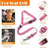 No Pull Dog Harness, Collar & Leash Set| Includes Dog Seat Belt