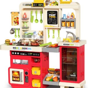 11-300x300-2.jpg 82CM Simulation Tableware Family Cooking Water Spray Steam Lights Sound Sink Pretend Toddler Kitchen Toy