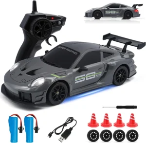 11-5.webp 1 24 Scale 4WD 2 4GHz High Speed 20KMH LED Linkage Light Set Indoor Mini Electric Racing Full Remote Control Drift RC Car
