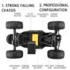 17199115322353.jpg 2.4G 50cm 1:8 Scale 4WD High Speed Metal Remote Control Monster Truck Crawler Car Toy