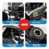 17199115325874.jpg 2.4G 50cm 1:8 Scale 4WD High Speed Metal Remote Control Monster Truck Crawler Car Toy