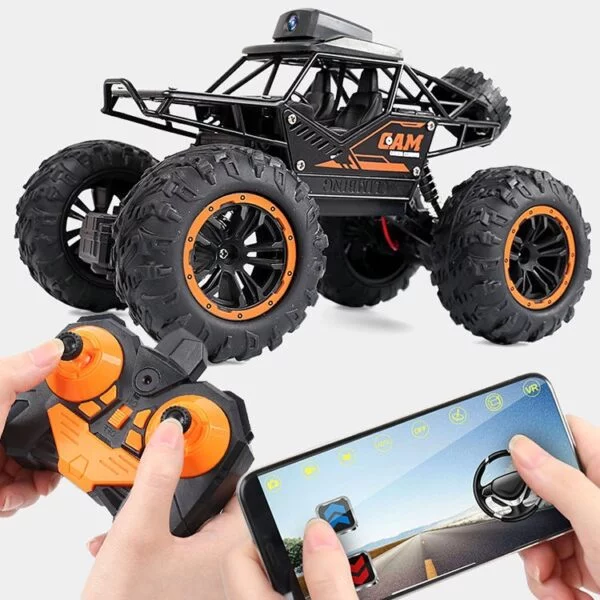 17199134066941-600x600.jpg.webp 1:18 2.4G Alloy RC Car With HD 720P WIFI FPV Camera Machine Stunt SUV Climbing Toy