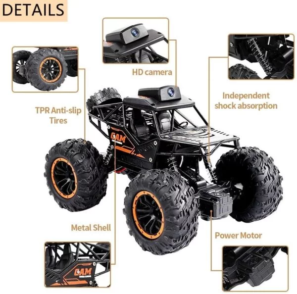 17199134071963-600x594.jpg.webp 1:18 2.4G Alloy RC Car With HD 720P WIFI FPV Camera Machine Stunt SUV Climbing Toy
