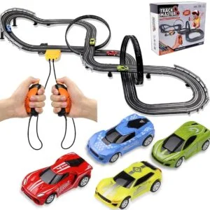 17201707991231-300x300.jpg.webp Custom Toy Manufacturer 1:64 Unisex Digital Car Toy Electric High Speed Vehicle Slot Car Race Track Sets Slot Toys for Adults