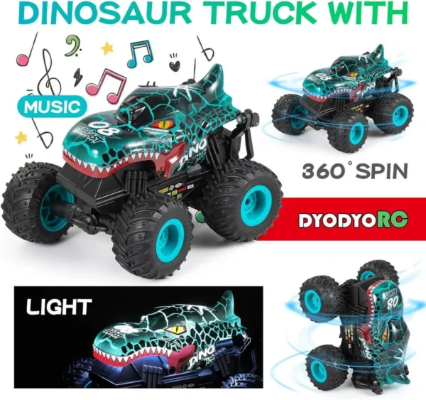 17205089786114.jpg.webp 1:20 Large Scale High Speed RC Drift Dinosaur Monster Car Toy