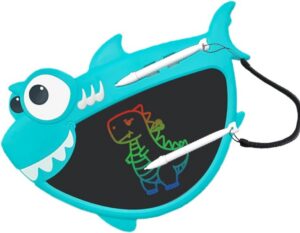 17205948251631.jpg Wholesale 9 Inch Digital Colorful Screen LCD Shark-shaped Drawing Tablet