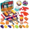 Global Toy Supplier Kitchen Toys Barbecue Grill Kitchen Cooking BBQ Pretend Play Set Toy Color Changing Play Food Dishes Home Appliance Toys