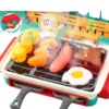 Global Toy Supplier Kitchen Toys Barbecue Grill Kitchen Cooking BBQ Pretend Play Set Toy Color Changing Play Food Dishes Home Appliance Toys