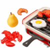 Global Toy Supplier Kitchen Toys Barbecue Grill Kitchen Cooking BBQ Pretend Play Set Toy Color Changing Play Food Dishes Home Appliance Toys