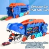 17222374417013.jpg.webp ASTM F963 Certified 3-in-1 Dinosaur Storage Truck Diecast Toy Swallowing Metal Car Transform Into Stomping T-Rex with Friction Toy Vehicle