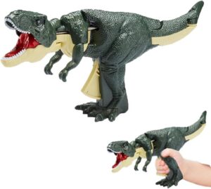 Bulk Toy Production 29cm Grabber Trigger The T-Rex Press Dinosaur Telescopic Swing Fidget Toy Dinosaur Toy