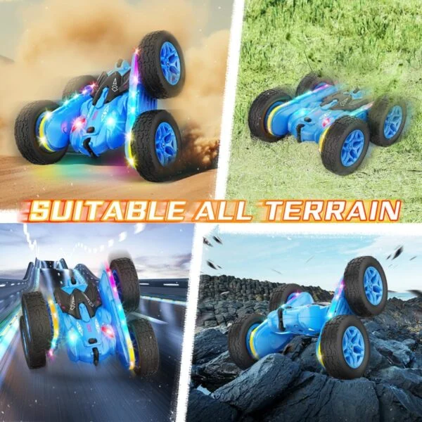 17264674515184-600x600.jpg.webp China Toy Distributor 4WD Remote Control Toy Stunt Car 3 Colors Rc Stunt Car Rotation 360 Remote Control Car with Strip Lights