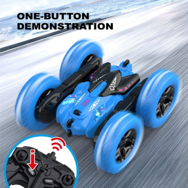 17264674524766.jpg China Toy Distributor 4WD Remote Control Toy Stunt Car 3 Colors Rc Stunt Car Rotation 360 Remote Control Car with Strip Lights
