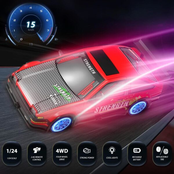 17290449507232-1-600x600-1.jpg Bulk Pricing Toys 1:18 Scale Rc Drift Car Electric Remote Control Car Gaming 4WD Rc Racing Car Toys Gifts for Children