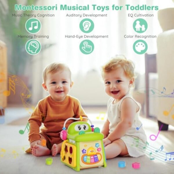 17290604102552.jpg Baby Early Educational Toys Multi-functional Crocodile Polyhedron Seven-sided Drum Story Machine Xube for Baby Toy