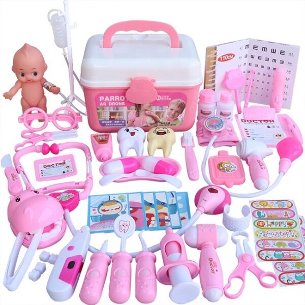 17292434533981-600x600-1.jpg China Toy Factory 39Pcs Kids Pretend Play Educational Play Doctor Set Dental Toys for Kid
