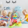 17293011282852.jpg Wholesale Toy Supplier Early Educational Baby Ball Drop Game Toys Diy Marble Run Set 4 in 1 Ball Drop Toy with Scoring Game