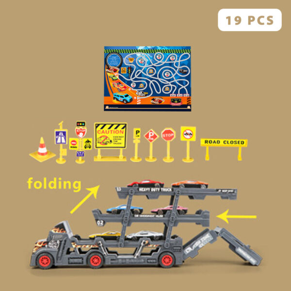 17294764530134-600x600-1.jpg Toy Cars Hot Sell Metal Diecast Model Cars Freewheel Truck Set 8 Pcs Semi Trailer Truck Carrier Truck