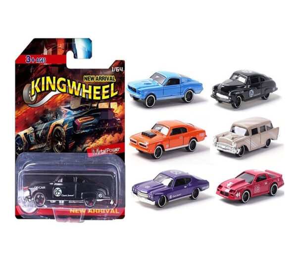 17307728702632-600x528-1.jpg Hot 6Pcs/Set King wheels 1:64 Scale Alloy Pull Back Diecast Toys Collection Vehicles Model Toys Car