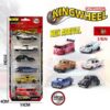17307728706555-600x600-1.jpg Hot 6Pcs/Set King wheels 1:64 Scale Alloy Pull Back Diecast Toys Collection Vehicles Model Toys Car