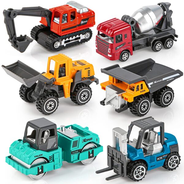 Version 1.0.0 Alloy Metal 1/64 Scale Construction Toys Vehicles Engineering Excavators Dozer Diecast Toys