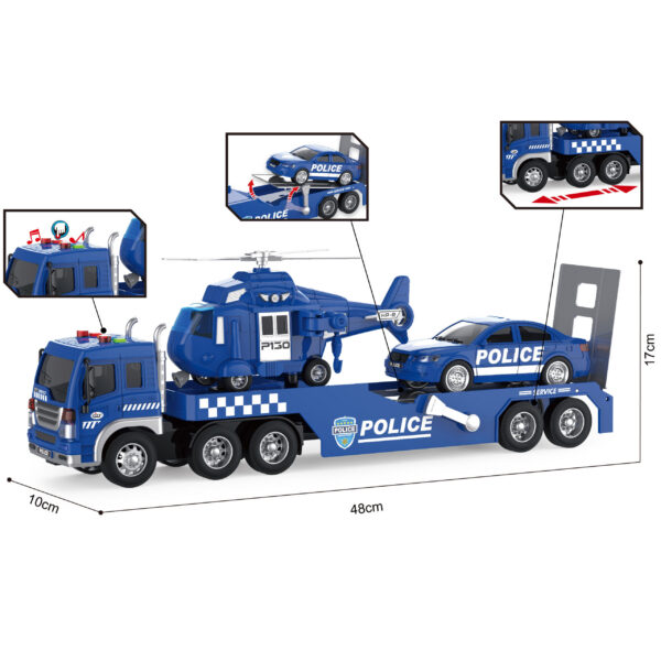 17308587524732-1-scaled-1.jpg 3 IN 1 Coche De Juguete Helicopter Police Cars Toy Set Kids Truck Trailer Toys with Friction Cars Toy