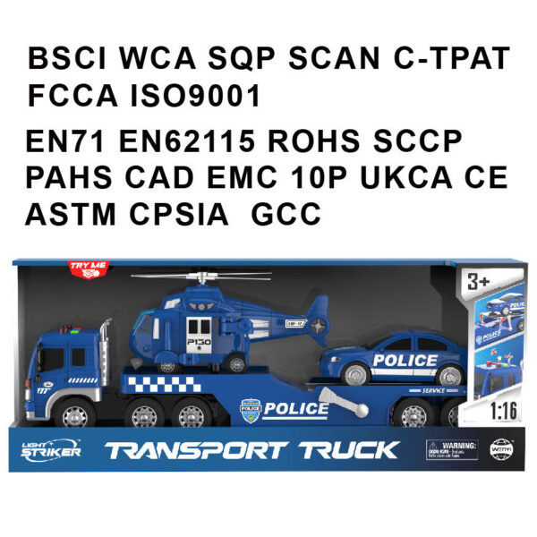 17308587535936.jpg 3 IN 1 Coche De Juguete Helicopter Police Cars Toy Set Kids Truck Trailer Toys with Friction Cars Toy