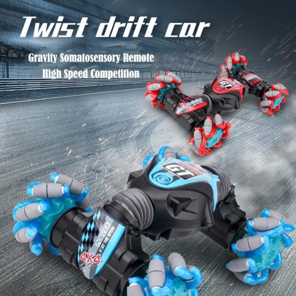 17326730660314-600x600-1.jpg Hot Sale 4WD Double-sided RC Racing Car Electronic Twist Car Remote Control Off Road Vehicle For Kids