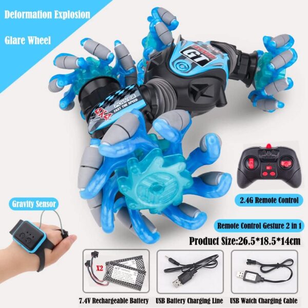 17326730661325-600x600-1.jpg Hot Sale 4WD Double-sided RC Racing Car Electronic Twist Car Remote Control Off Road Vehicle For Kids