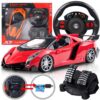 17340580464451.jpg 1:16 Steering Wheel Remote Control Car Toy With LED Lights