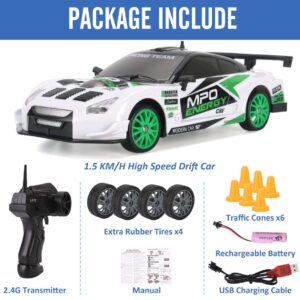 Version 1.0.0 1/24 Electric Model Remote Control High Speed Vehicle Drift 4WD Racing Car