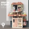 17345733404732-600x600-1.webp 63Cm 42 Pcs Pretend Play Preschool Kitchen Cabinet Toys Cooking Set Juguetes Para Los Ninos Food Mini Kitchen Toys
