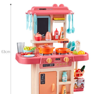 17345733413164-300x300-1.jpg 63Cm 42 Pcs Pretend Play Preschool Kitchen Cabinet Toys Cooking Set Juguetes Para Los Ninos Food Mini Kitchen Toys