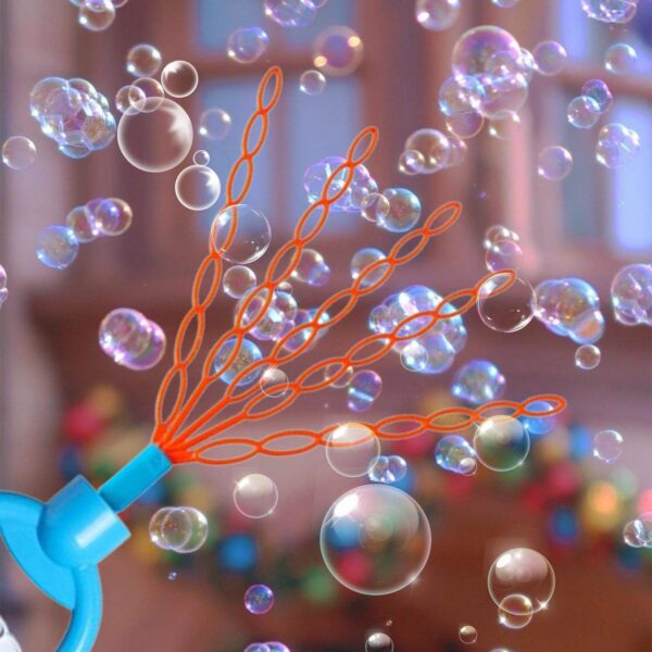 17350065116625.jpg Wholesale Hot Selling 32 Hole Smiling Face Bubble Stick with 5 Claws Bubble Blower Tool Wand Toy Indoor Outdoor for Kids
