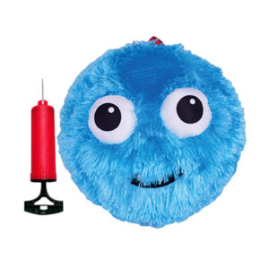 Cute 14 inch inflatable balloon plush ball with pump