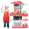 Version 1.0.0 43Pcs 72Cm Children Pretend Play Play Kid Big Kitchen Set Toys