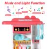 Version 1.0.0 43Pcs 72Cm Children Pretend Play Play Kid Big Kitchen Set Toys