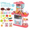 Version 1.0.0 43Pcs 72Cm Children Pretend Play Play Kid Big Kitchen Set Toys