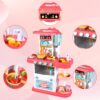 Version 1.0.0 43Pcs 72Cm Children Pretend Play Play Kid Big Kitchen Set Toys