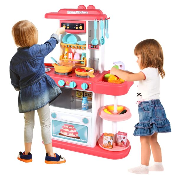 Version 1.0.0 43Pcs 72Cm Children Pretend Play Play Kid Big Kitchen Set Toys