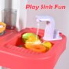 Version 1.0.0 43Pcs 72Cm Children Pretend Play Play Kid Big Kitchen Set Toys