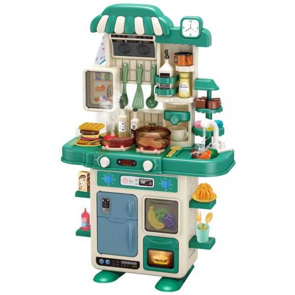 48Pcs Realistic Lights Sounds Simulation Kids Play Kitchen Home Kitchen Toys