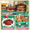 48Pcs Realistic Lights Sounds Simulation Kids Play Kitchen Home Kitchen Toys