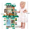 48Pcs Realistic Lights Sounds Simulation Kids Play Kitchen Home Kitchen Toys