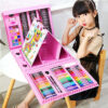208 Pcs Watercolor Paint Pencil Kids Art Drawing Kit