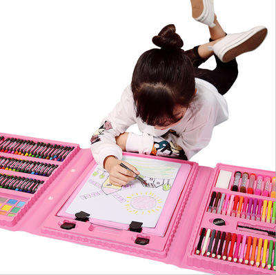 208 Pcs Watercolor Paint Pencil Kids Art Drawing Kit