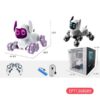 2.4G 8Ch 8 Wheel RC Stunt Drift Robot Dog with Lights & Music